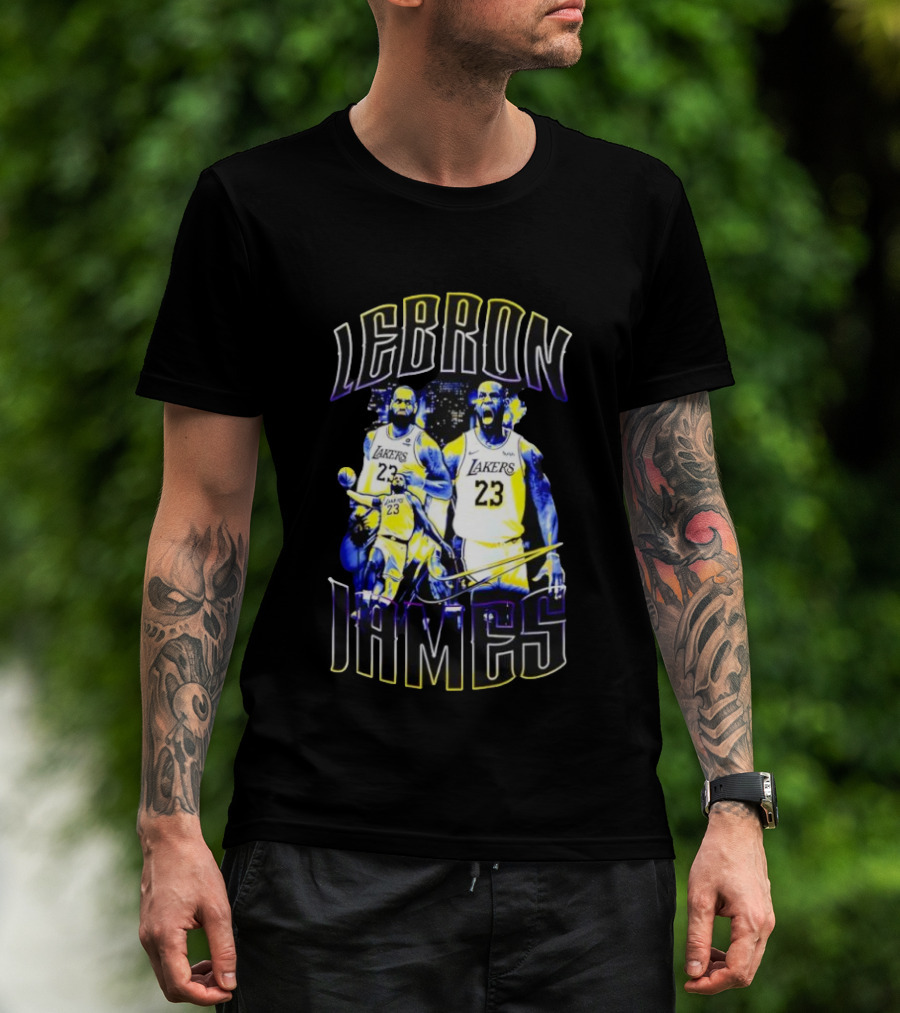LeBron James Los Angeles Lakers NBA Basketball Legends 23 T-Shirt