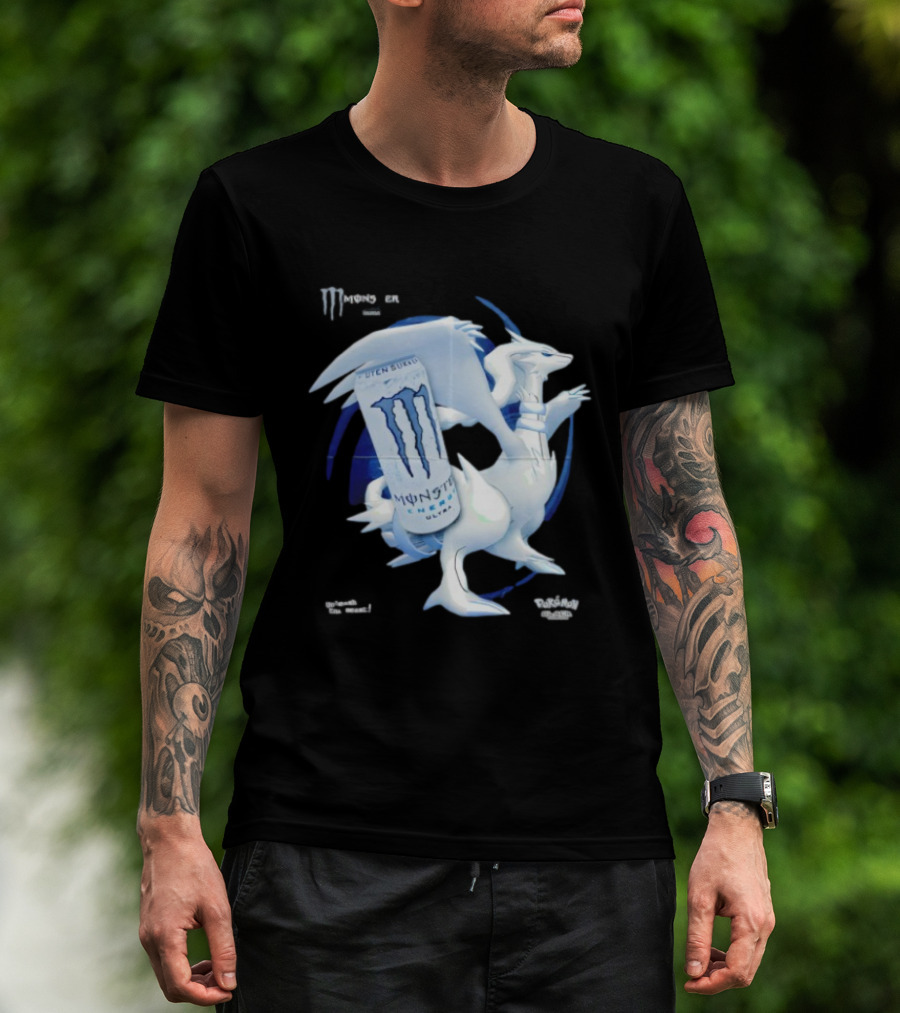 Monster Energy Ultra Reshiram Pokémon Black Unleash The Beast T-Shirt