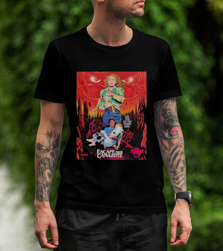 Stranger Things 5 Chapter 6 Escape From Camazotz Butcher Billy Netflix See You On The Other Side T-Shirt