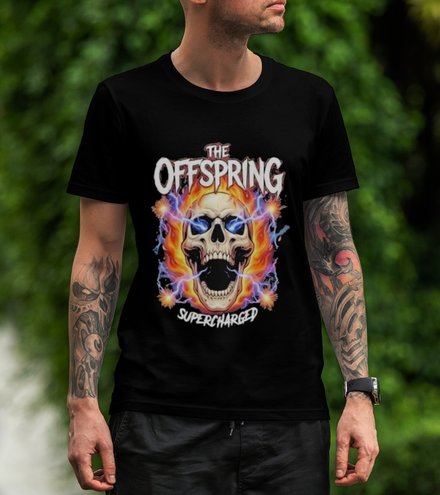 The Offspring Supercharged 2026 Grand Sierra Resort Reno Nevada Bad Religion Concert T-Shirt