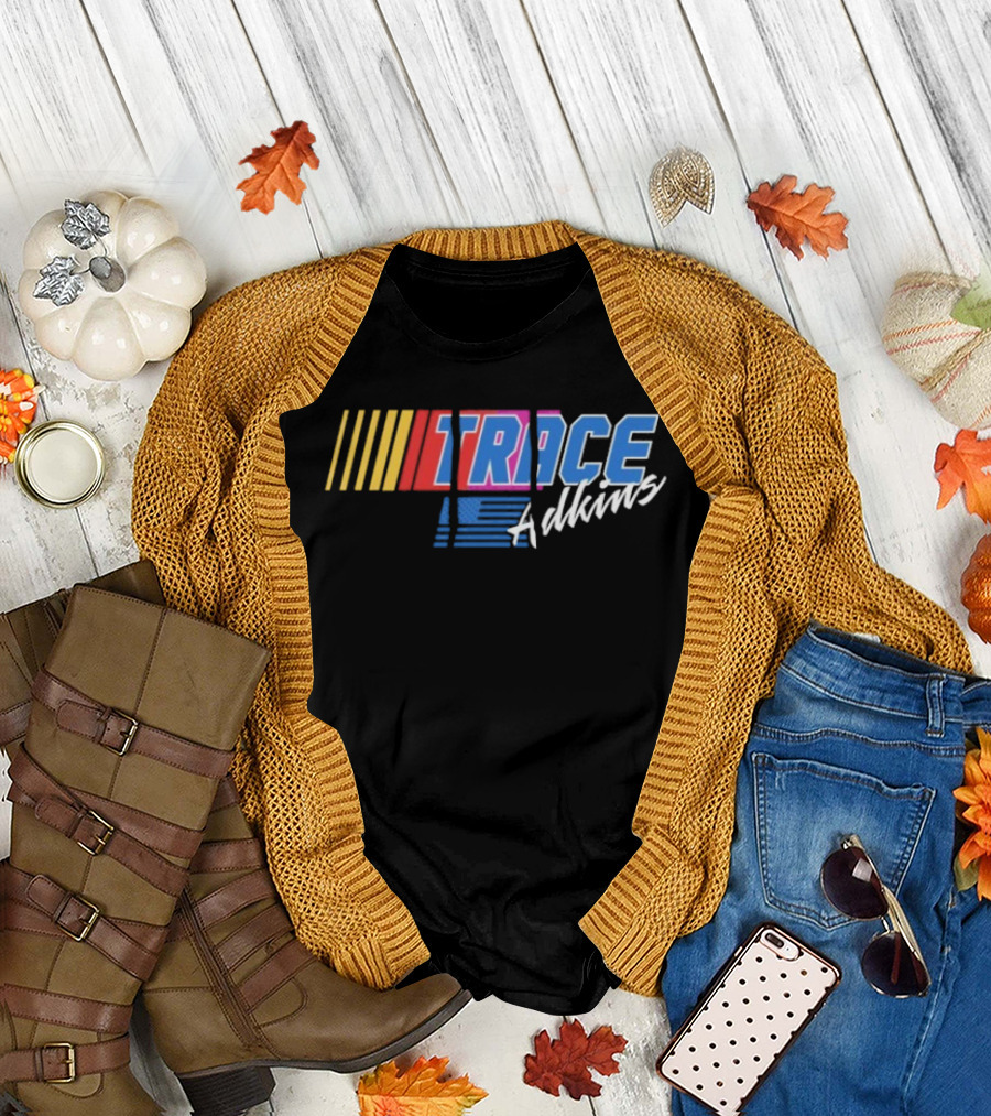 Trace Adkins USA Flag Racing T-Shirt