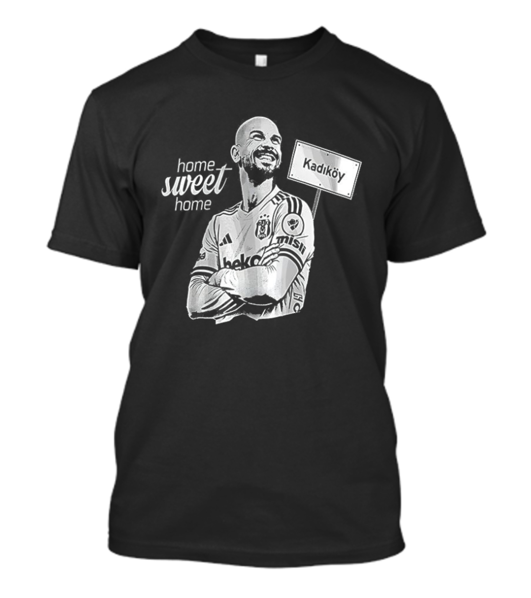 Václav Černý Home Sweet Home Football Flag Concept T-Shirt