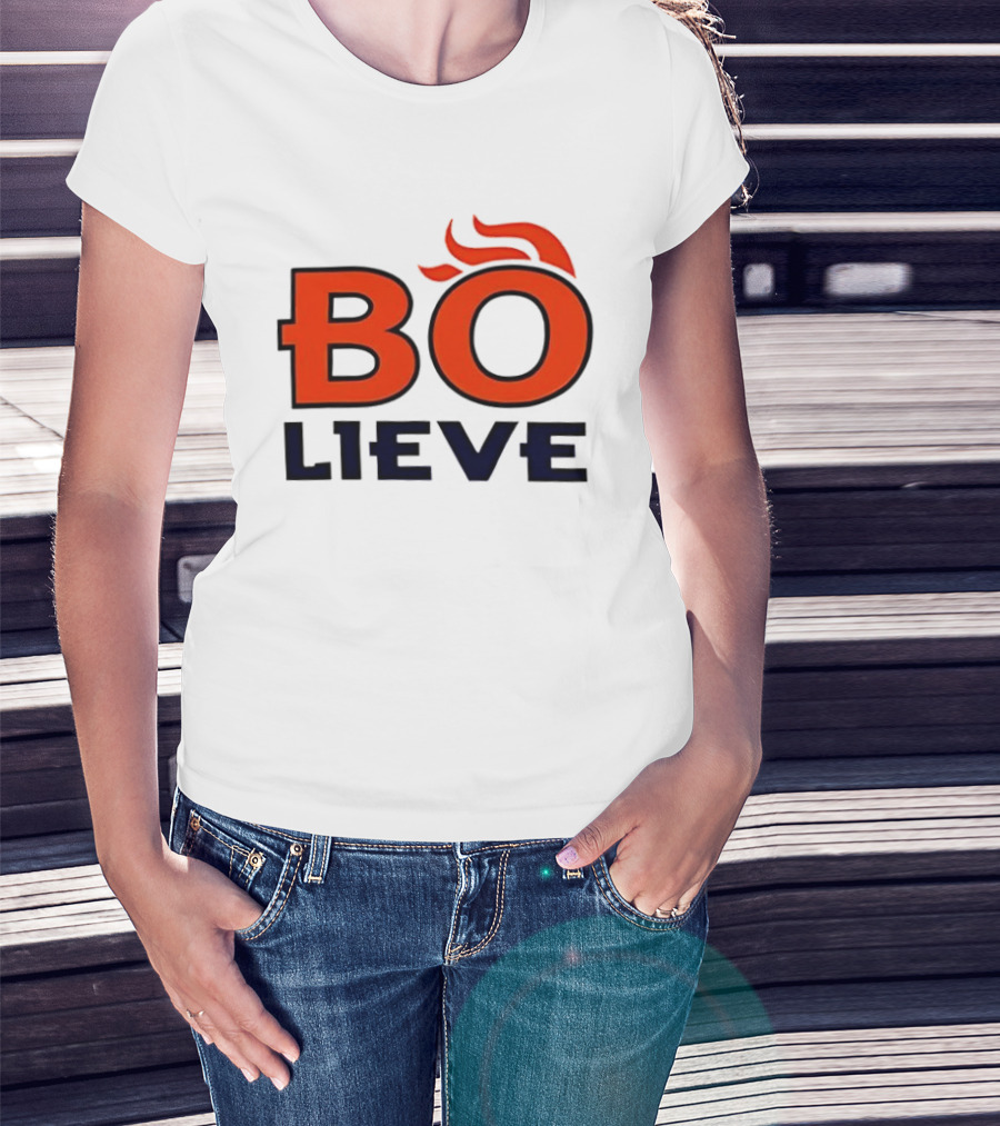 Bo Lieve Denver Broncos Flame T-Shirt