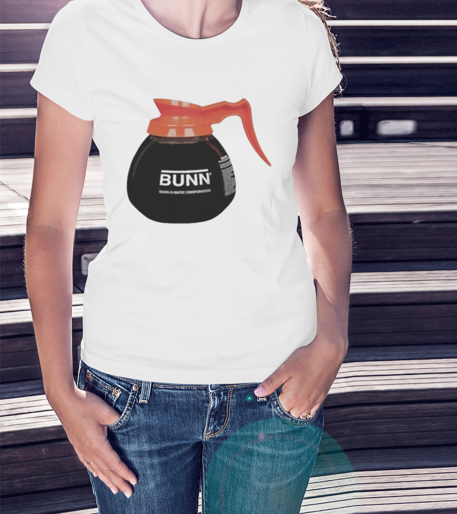 Bunn Coffee Pot Bunn O Matic Corporation Classic Orange Handle T-Shirt
