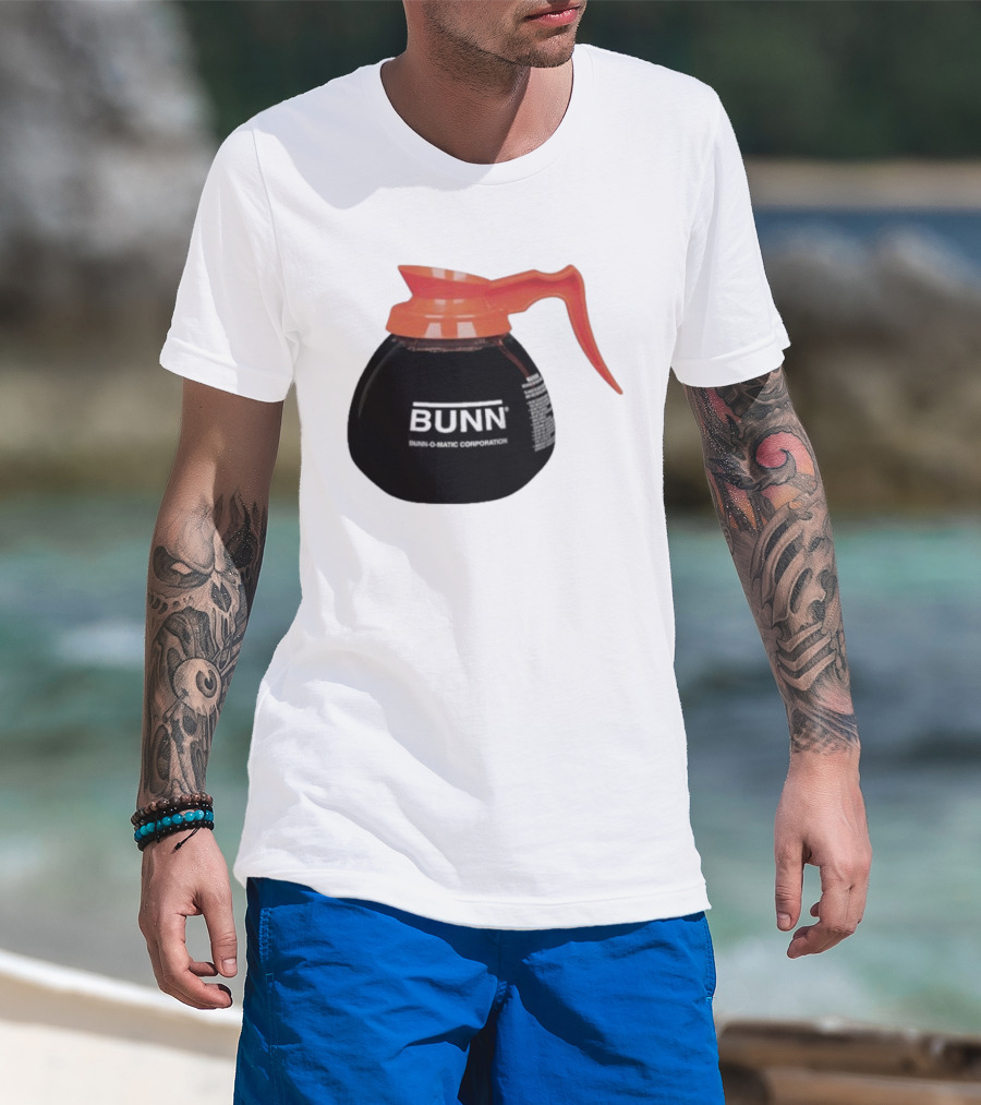 Bunn Coffee Pot Bunn O Matic Corporation Classic Orange Handle T-Shirt