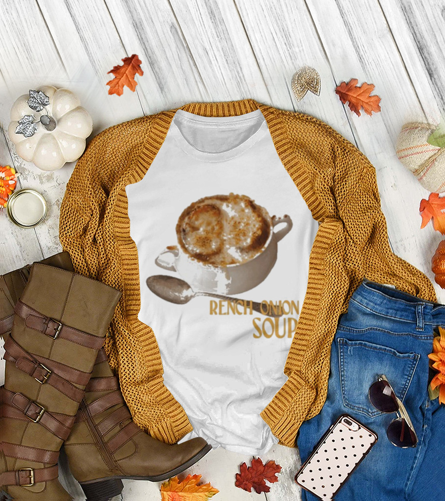 French Onion Soup Bowl and Spoon T-Shirt