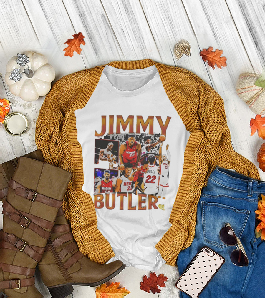 Jimmy Butler Miami Heat 22 Basketball Star Highlights T-Shirt