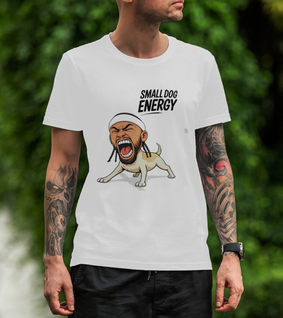 Chihuahua Small Dog Energy Funny Cartoon T-Shirt