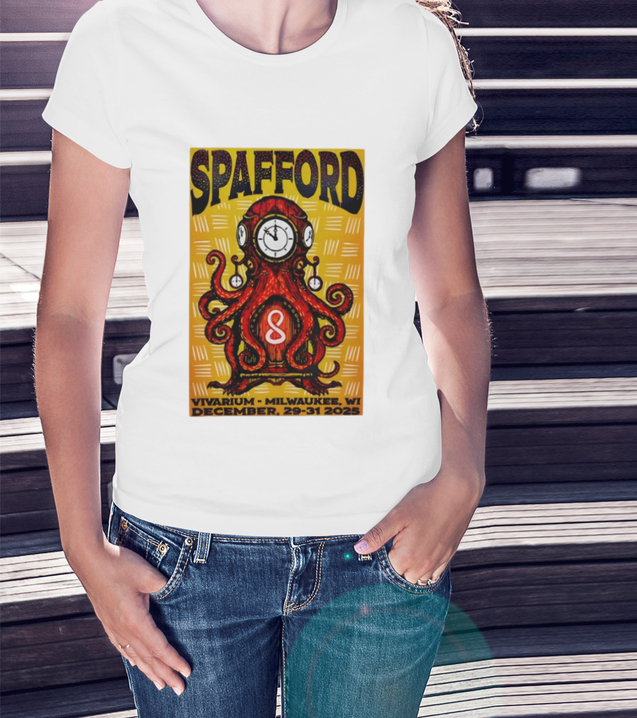 Spafford Vivarium Milwaukee WI December 29 31 2025 Octopus T-Shirt