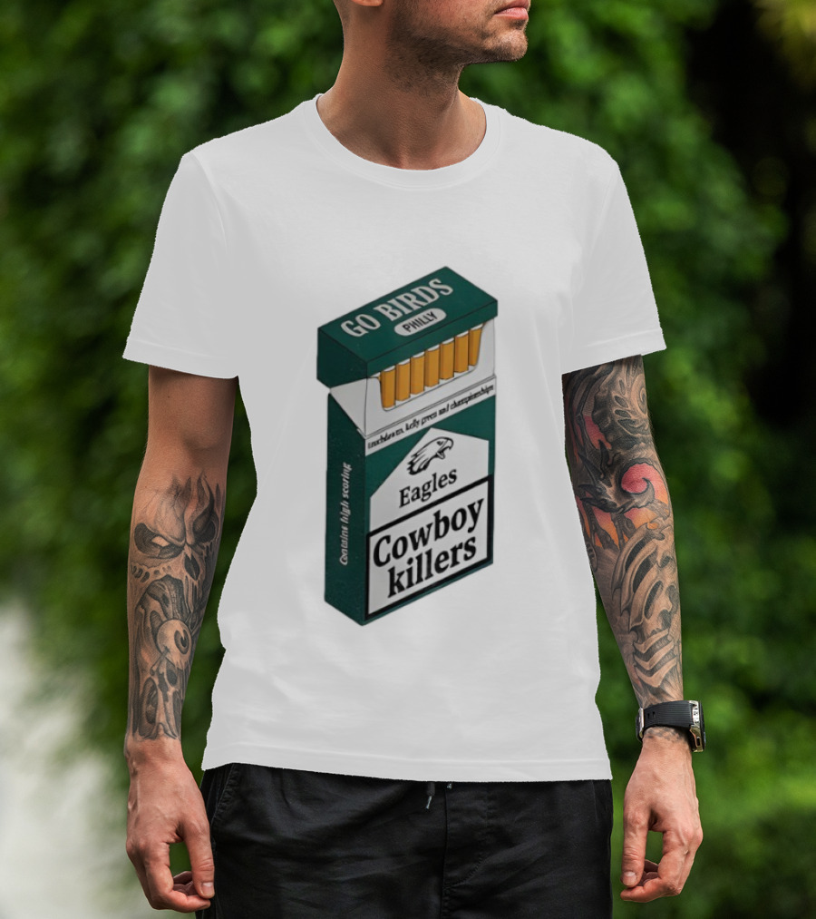 Philadelphia Eagles Go Birds Philly Cowboy Killers T-Shirt