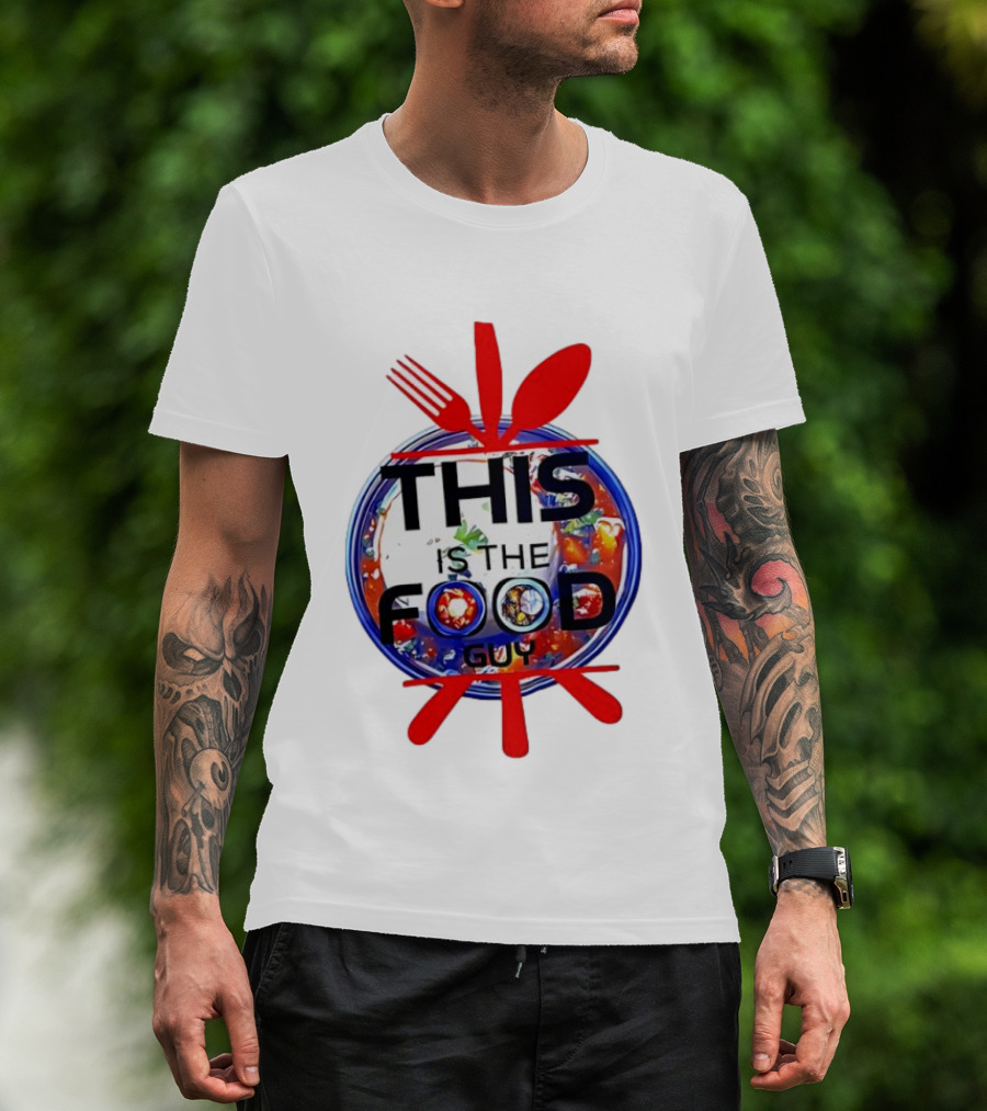 This Is The Food Guy Plate Utensils T-Shirt