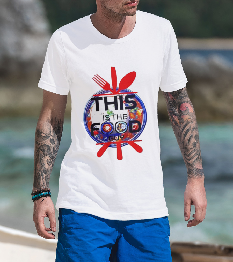 This Is The Food Guy Plate Utensils T-Shirt