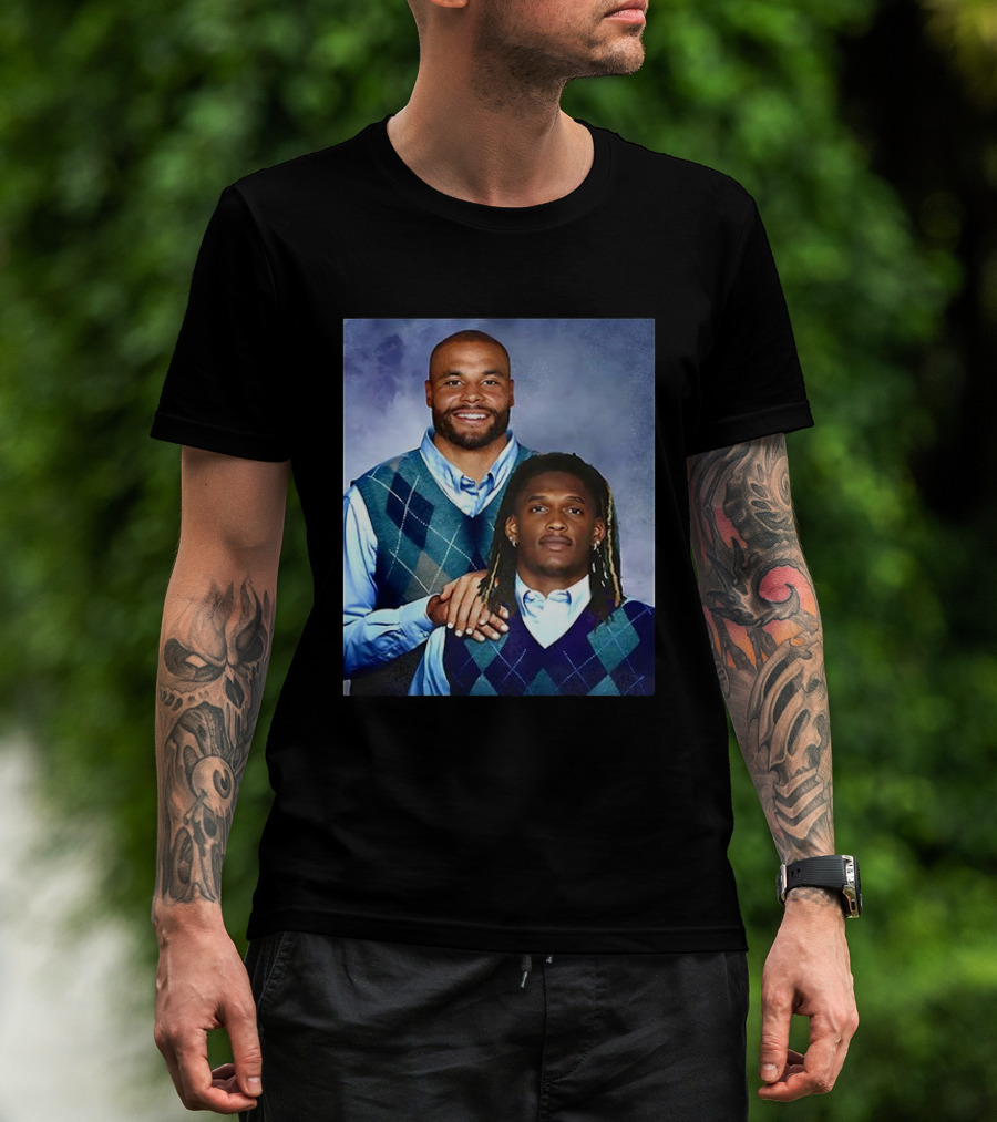 Dak Prescott Ceedee Lamb Dallas Cowboys Step Brothers NFL T-Shirt