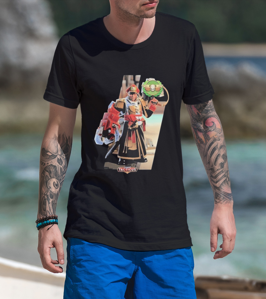 Warhammer 40 000 Tacticus Commissar Yarrick Iconic T-Shirt