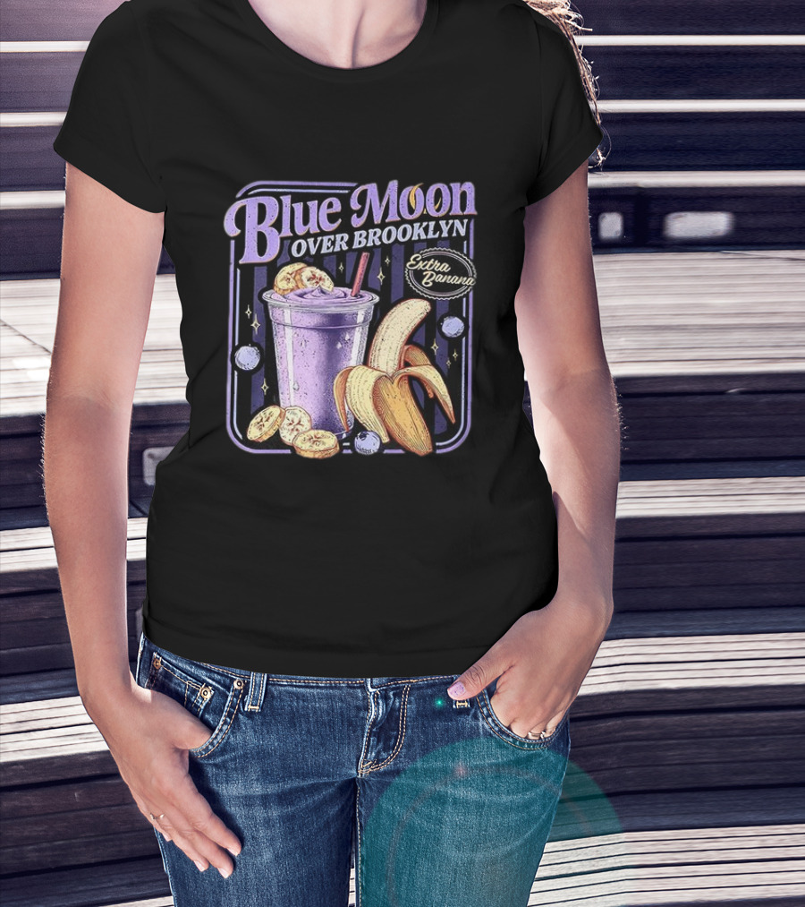 Scott And Kip Blue Moon Over Brooklyn Extra Banana Smoothie T-Shirt