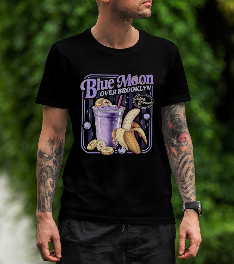 Scott And Kip Blue Moon Over Brooklyn Extra Banana Smoothie T-Shirt