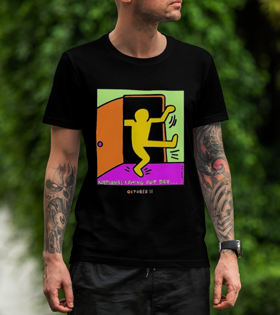 National Coming Out Day October 11 Keith Haring T-Shirt
