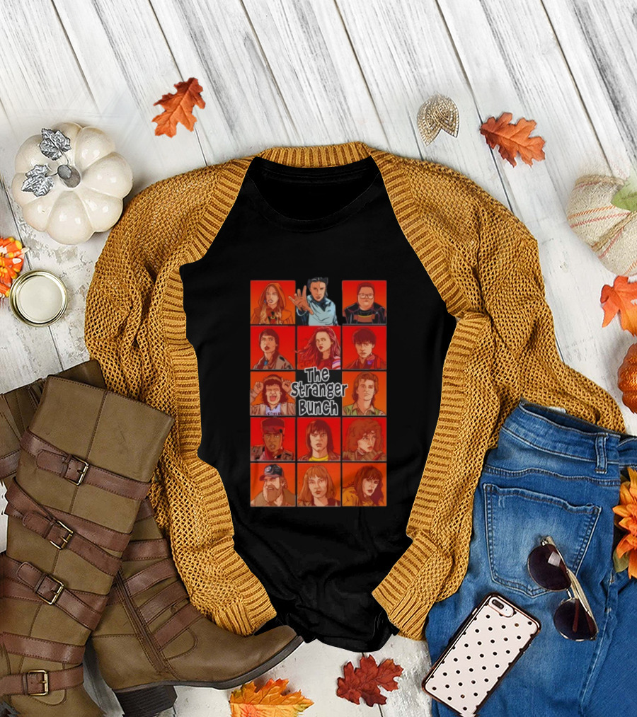 Thrilling Stranger Things Cast The Stranger Bunch T-Shirt