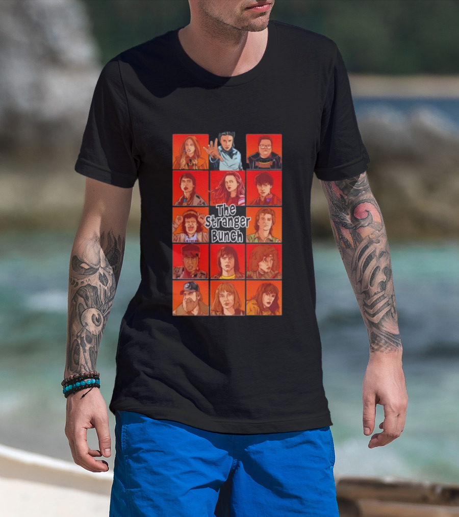 Thrilling Stranger Things Cast The Stranger Bunch T-Shirt