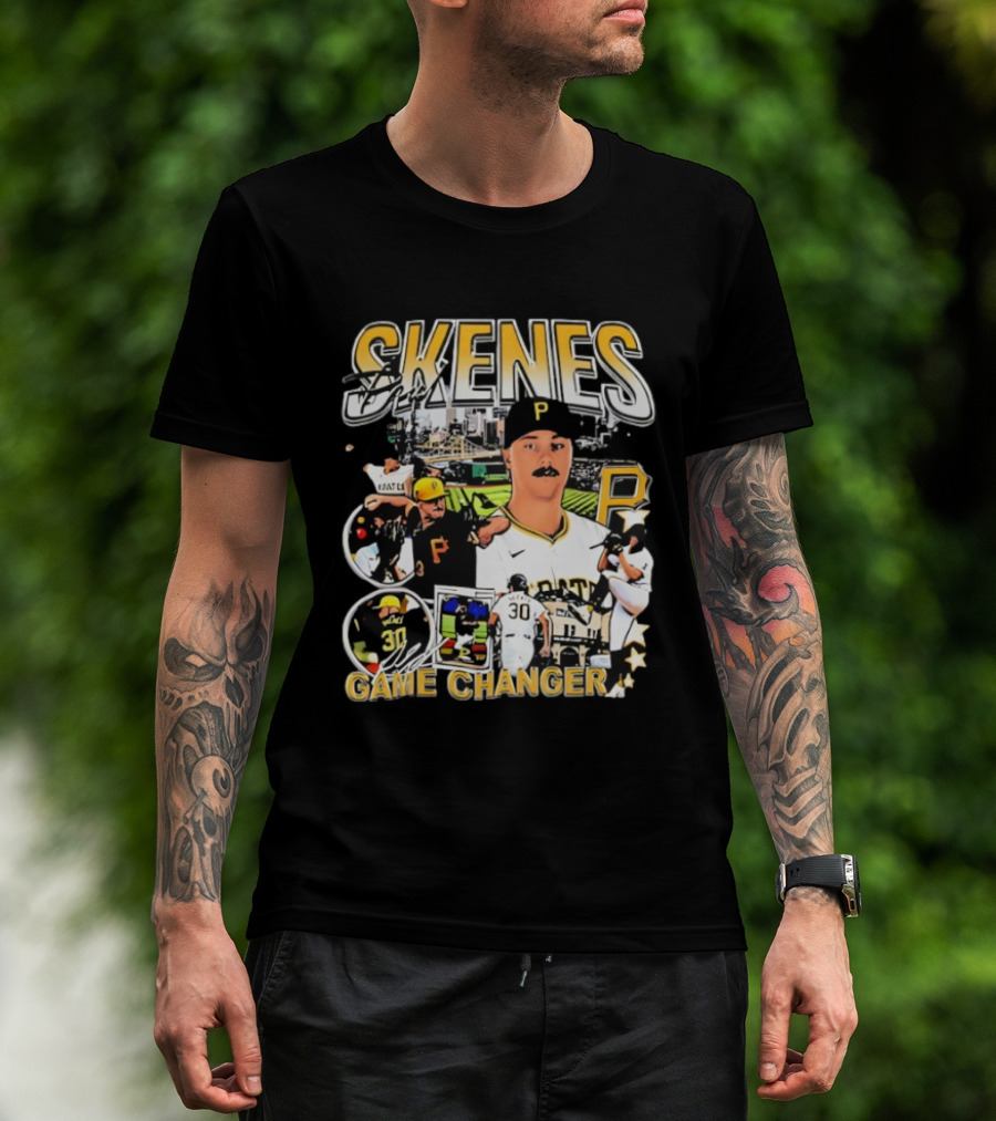 Skenes Pittsburgh Pirates Game Changer Vintage 30 T-Shirt