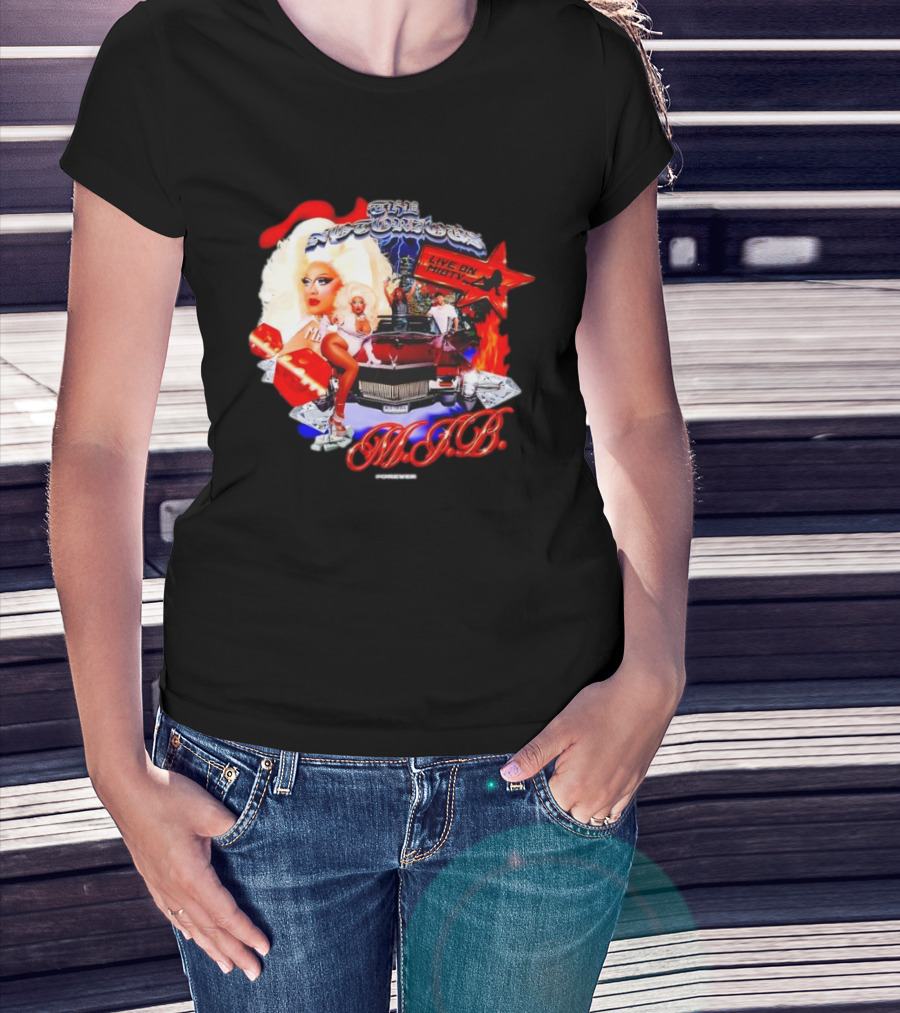 The Notorious B.I.G Live On MIBTV With Glamour Star In Red Car Scene T-Shirt
