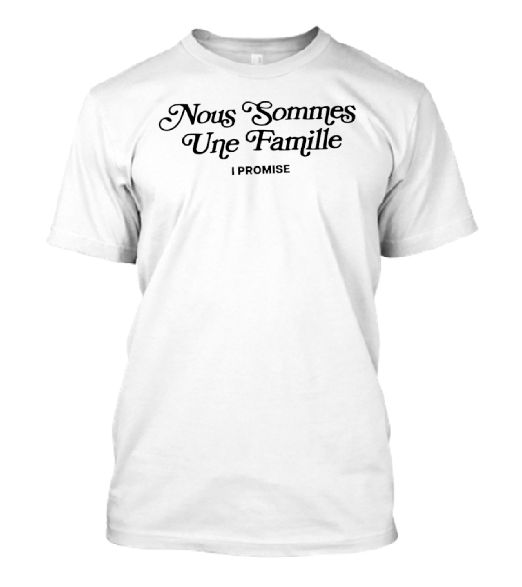 LeBron James Nous Sommes Une Famille I Promise Basketball Icon Unity T-Shirt