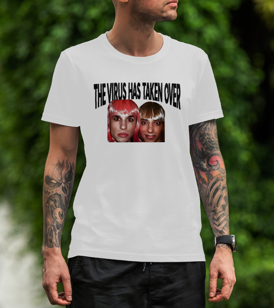 Martin And Hamzah Faces Virus Takeover T-Shirt