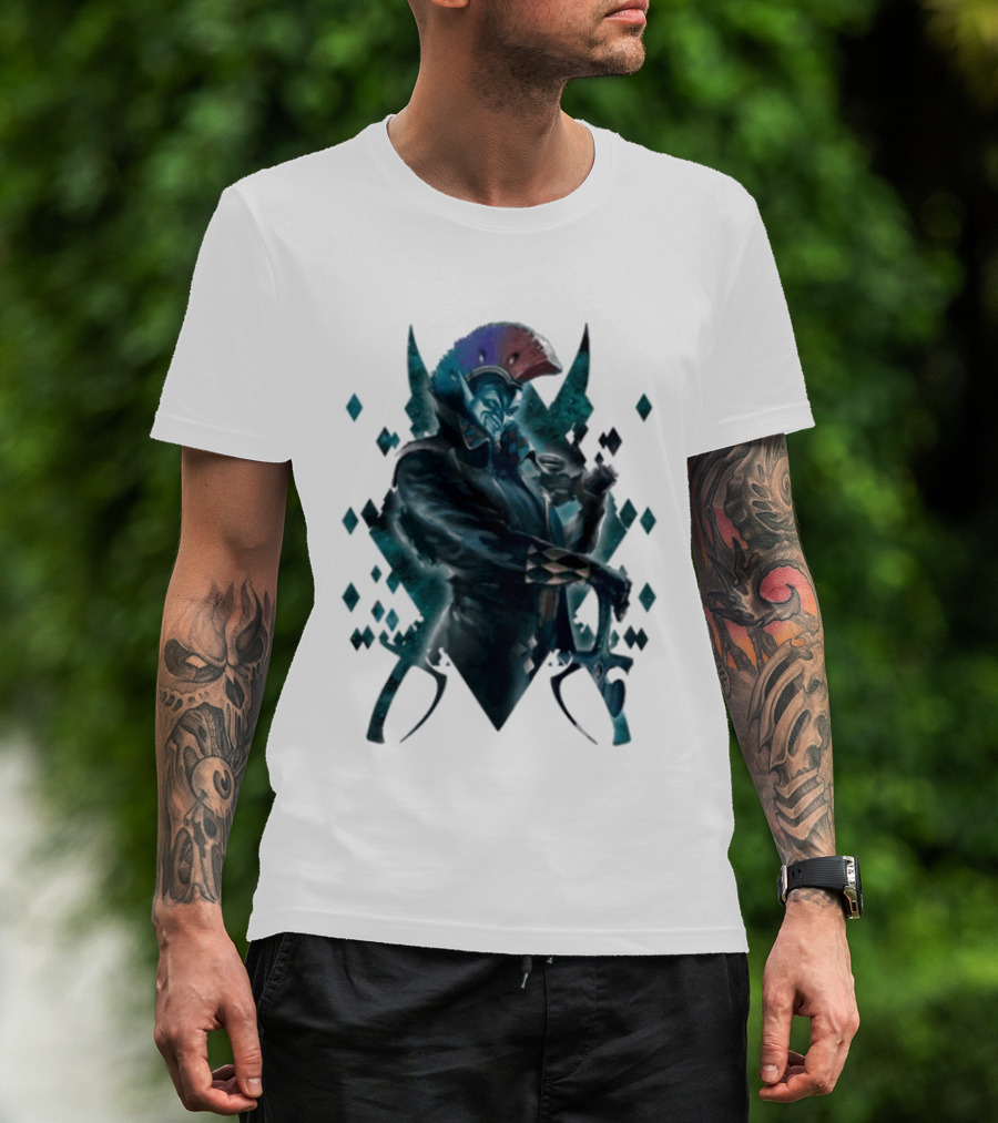 Warhammer 40 000 Aeldari Harlequin Character Iconic Fantasy Gaming T-Shirt