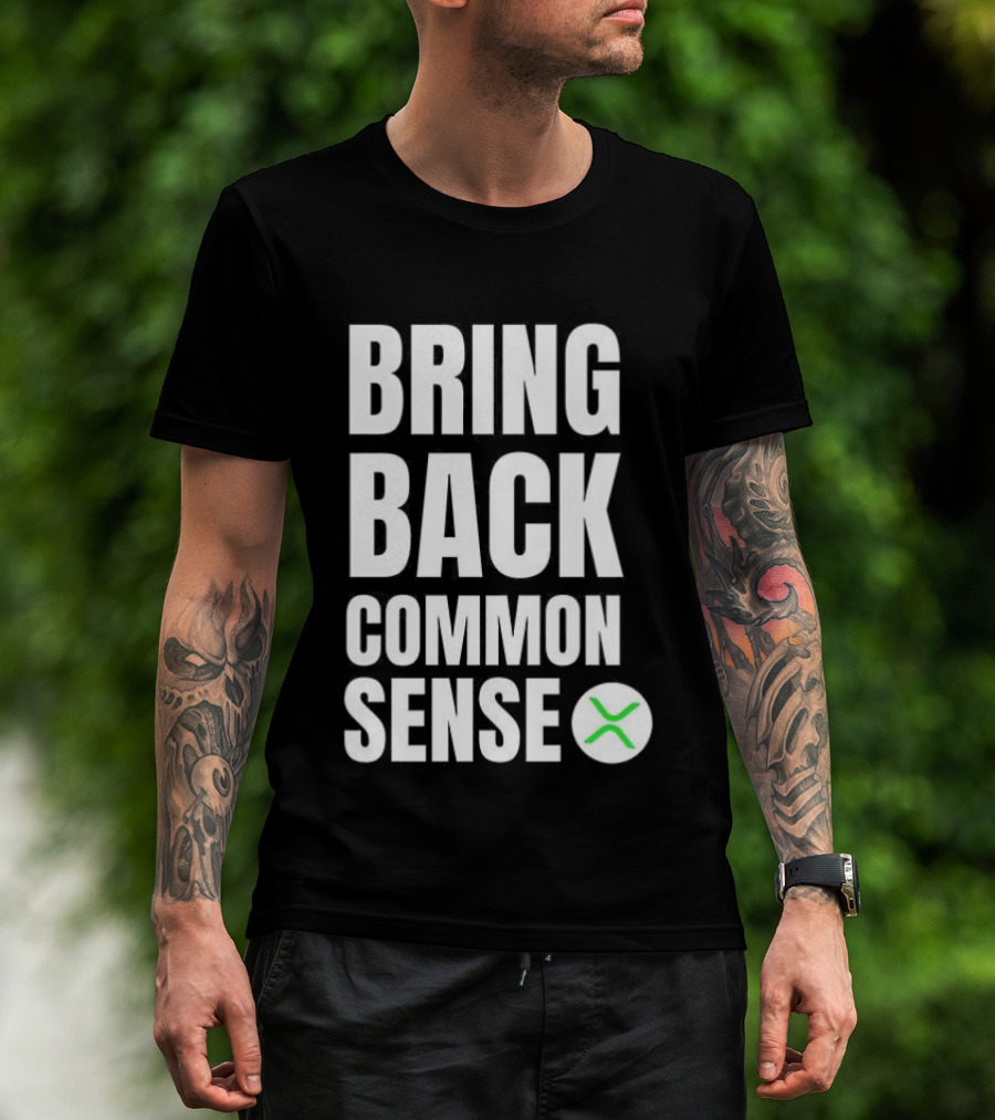Bring Back Common Sense XRP T-Shirt
