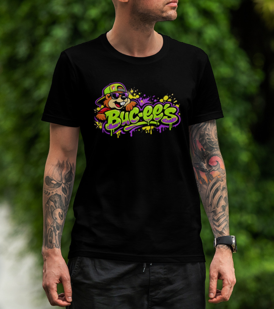Buc Ee's 6 7 Hip Hop Streetwear Vibes With Cool Shades And Cap T-Shirt