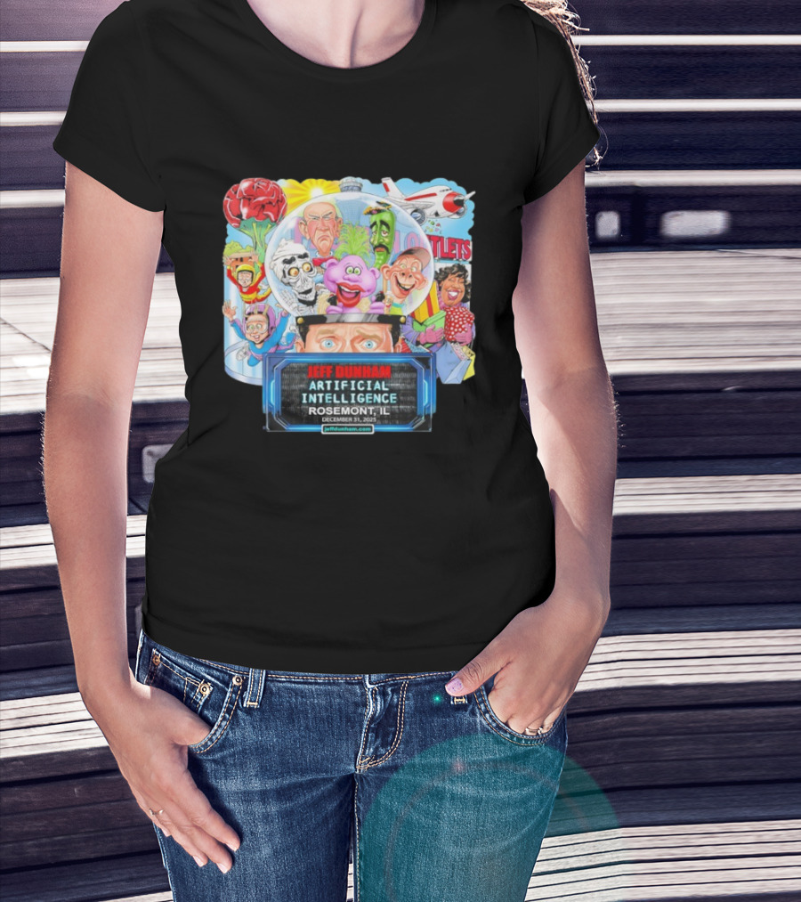Jeff Dunham Artificial Intelligence Tour Rosemont IL December 31 2025 T-Shirt