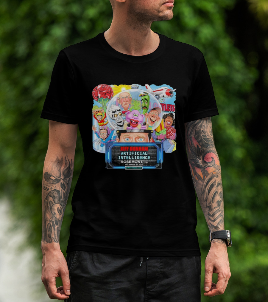 Jeff Dunham Artificial Intelligence Tour Rosemont IL December 31 2025 T-Shirt