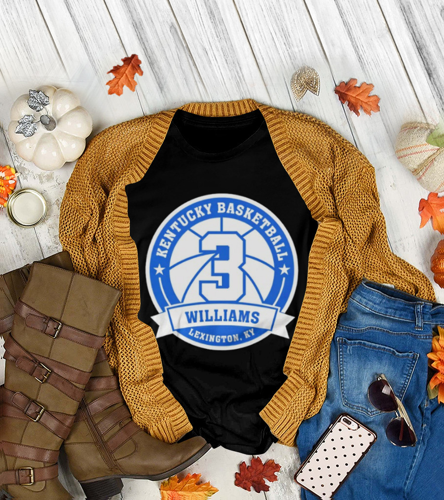 Kentucky Basketball 3 Williams Lexington KY T-Shirt