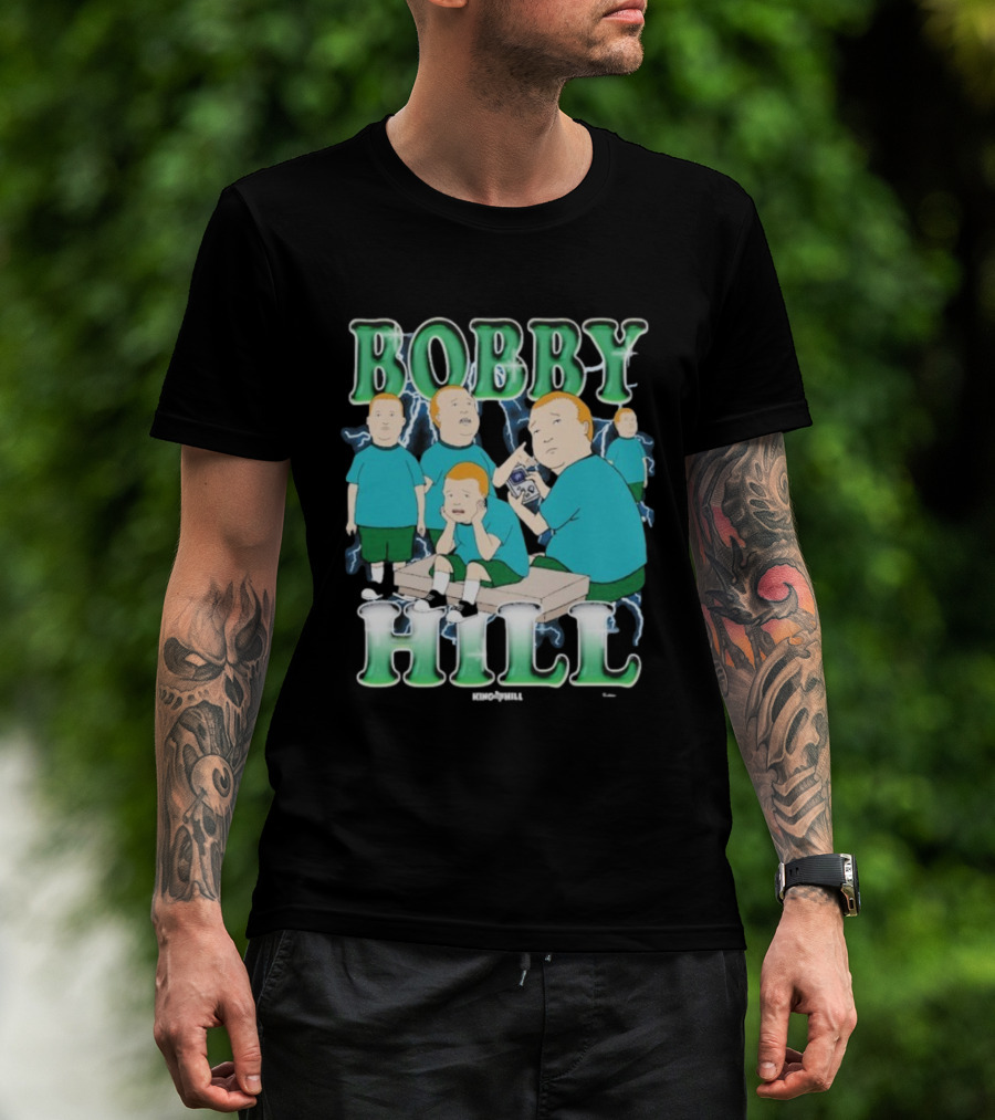Bobby Hill King Of The Hill Heartthrob Character Montage T-Shirt