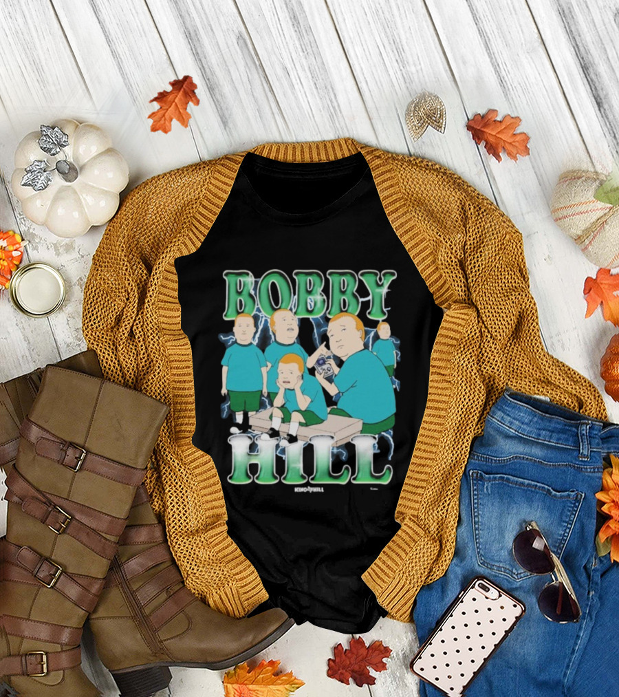 Bobby Hill King Of The Hill Heartthrob Character Montage T-Shirt
