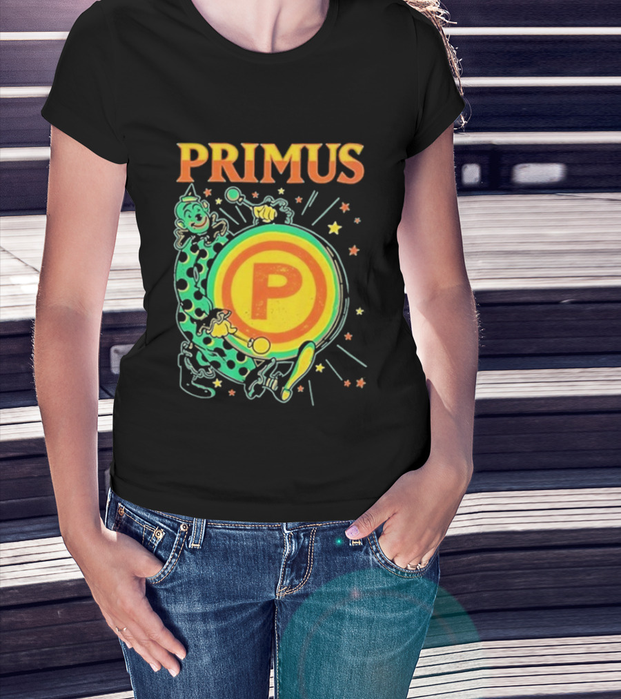 Primus Send In The Clowns New Year's Eve Oakland 2025 Event Featuring Drummer T-Shirt
