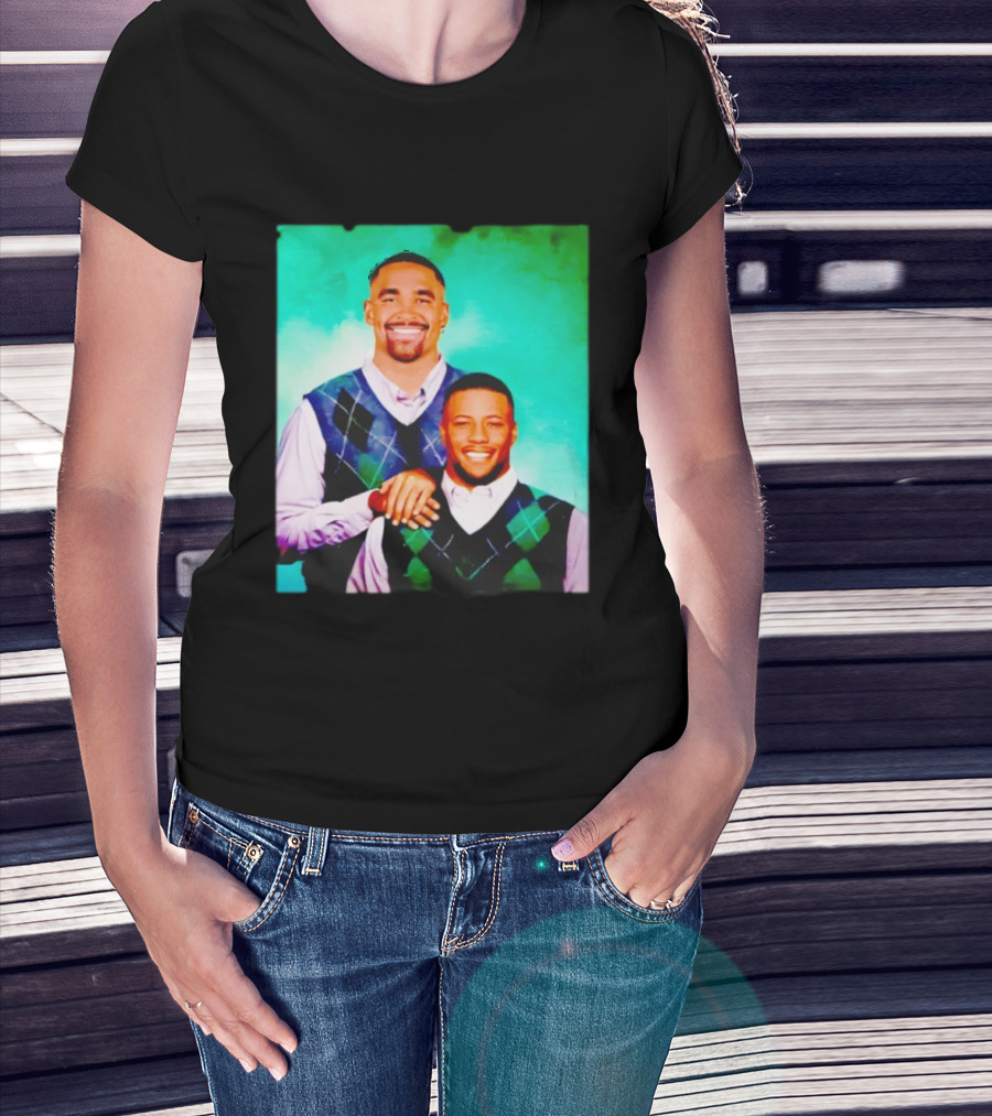 Saquon Barkley Philly Step Brothers Sweater Duo T-Shirt