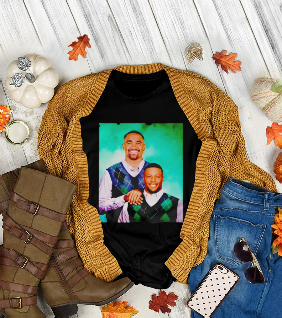 Saquon Barkley Philly Step Brothers Sweater Duo T-Shirt