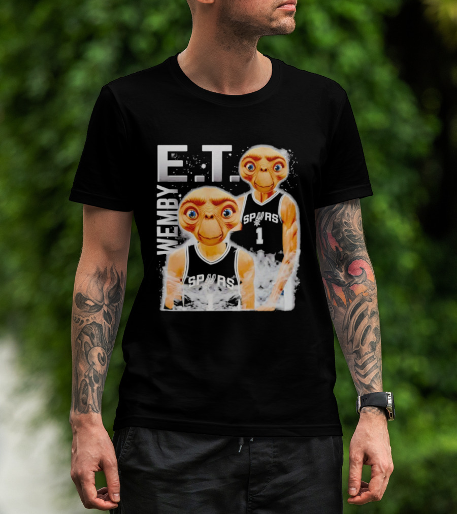 Wemby E.T. Victor Wembanyama San Antonio Spurs Basketball T-Shirt