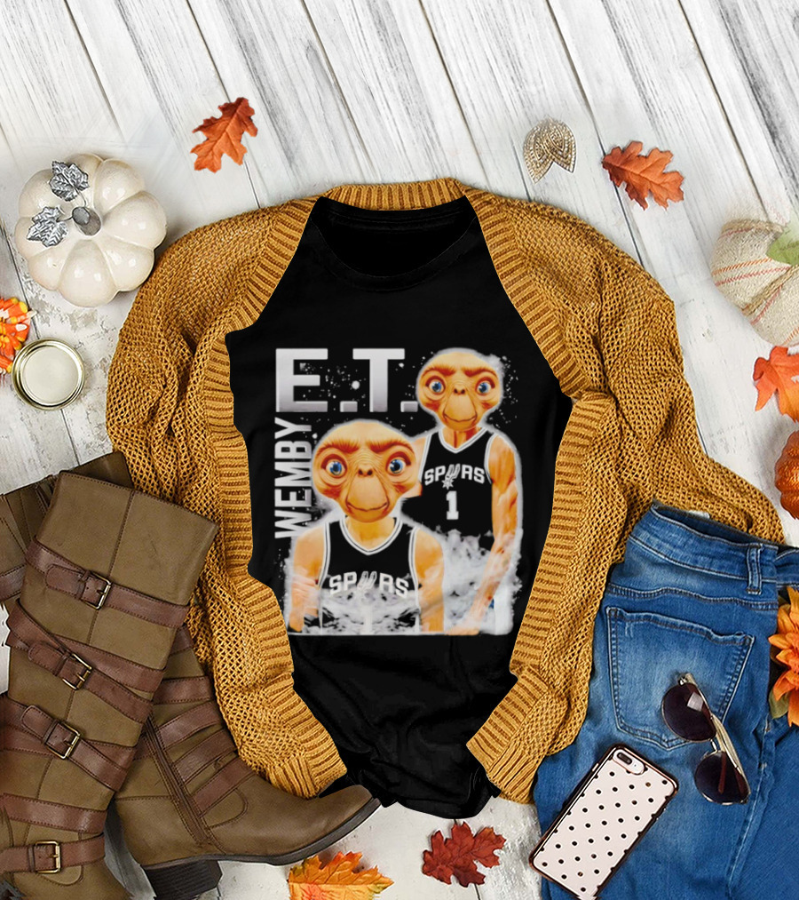 Wemby E.T. Victor Wembanyama San Antonio Spurs Basketball T-Shirt