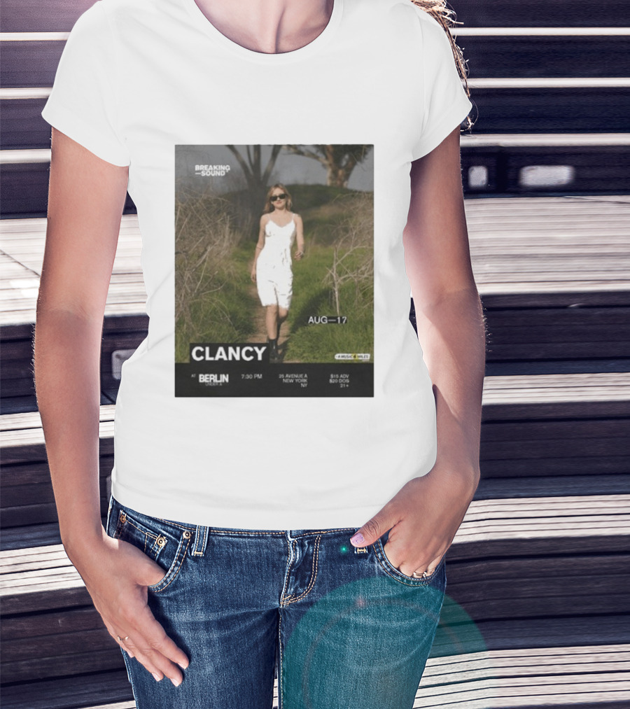 Clancy Breaking Sound Berlin August 17 Event New York Venue Details T-Shirt