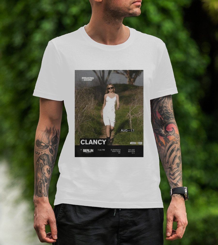 Clancy Breaking Sound Berlin August 17 Event New York Venue Details T-Shirt
