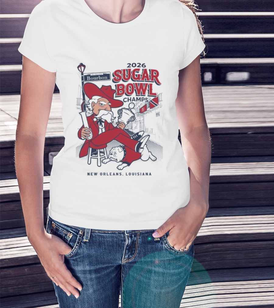 2026 Sugar Bowl Champs Ole Miss Rebels New Orleans Louisiana T-Shirt