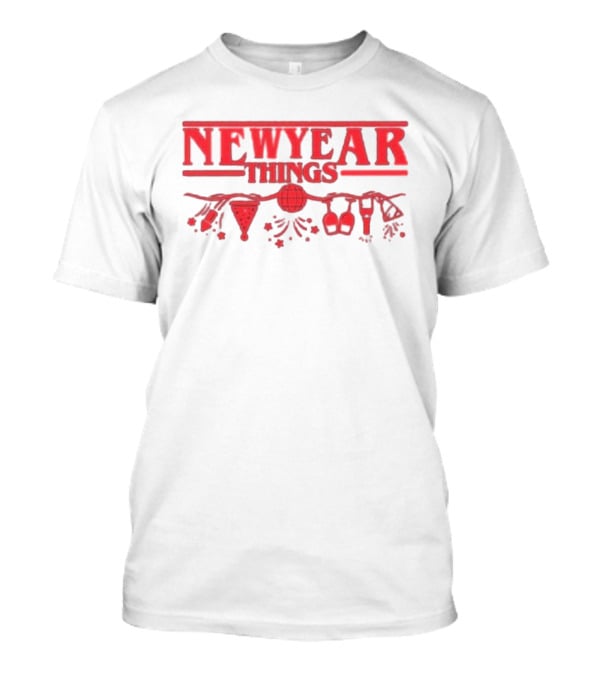 New Year Things Holiday Celebration Parody Lights Party Iconic T-Shirt