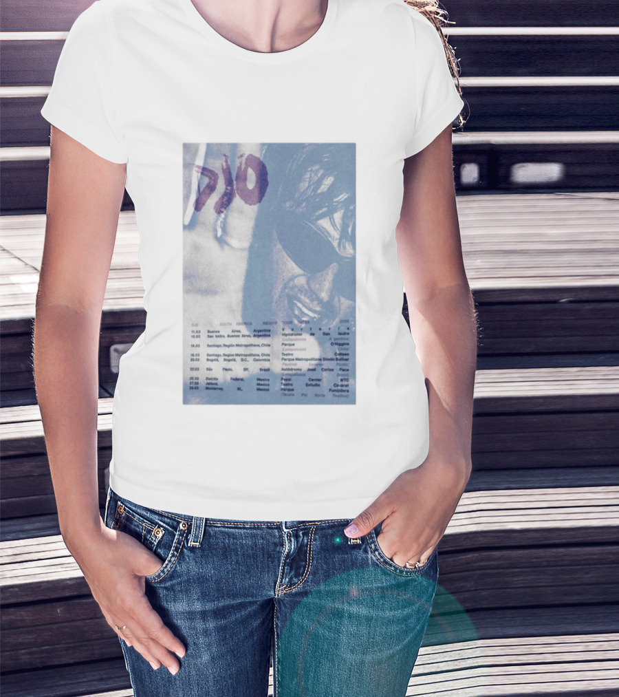 DJO South America Mexico Tour Santiago Region Mar 14 2026 Dates And Venues T-Shirt