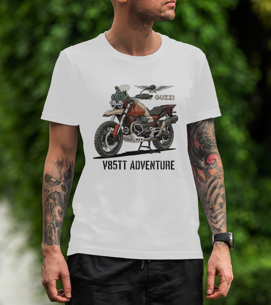 Moto Guzzi V85 TT Adventure Eagles Motorcycle T-Shirt
