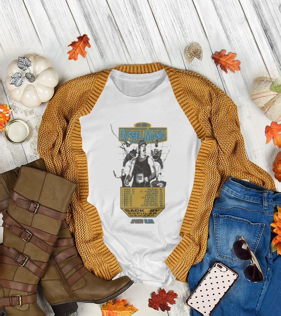 Russell Dickerson Back By Popular Demand Spring Slam Tour 2026 T-Shirt