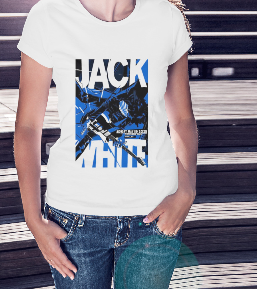 Jack White Seattle WA May 19th 2025 Concert Tour Collectible T-Shirt