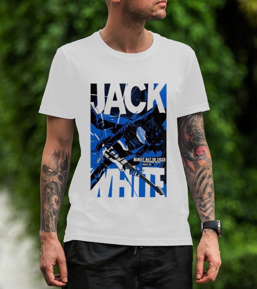 Jack White Seattle WA May 19th 2025 Concert Tour Collectible T-Shirt