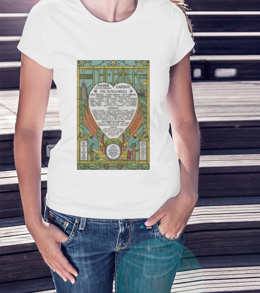 Glastonbury Festival 2025 The Park Anohni The Maccabees Lineup T-Shirt
